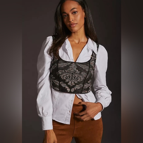 By Anthropologie - Valeria Sweater Corset - Read for Sizing - Picture 2 of 12